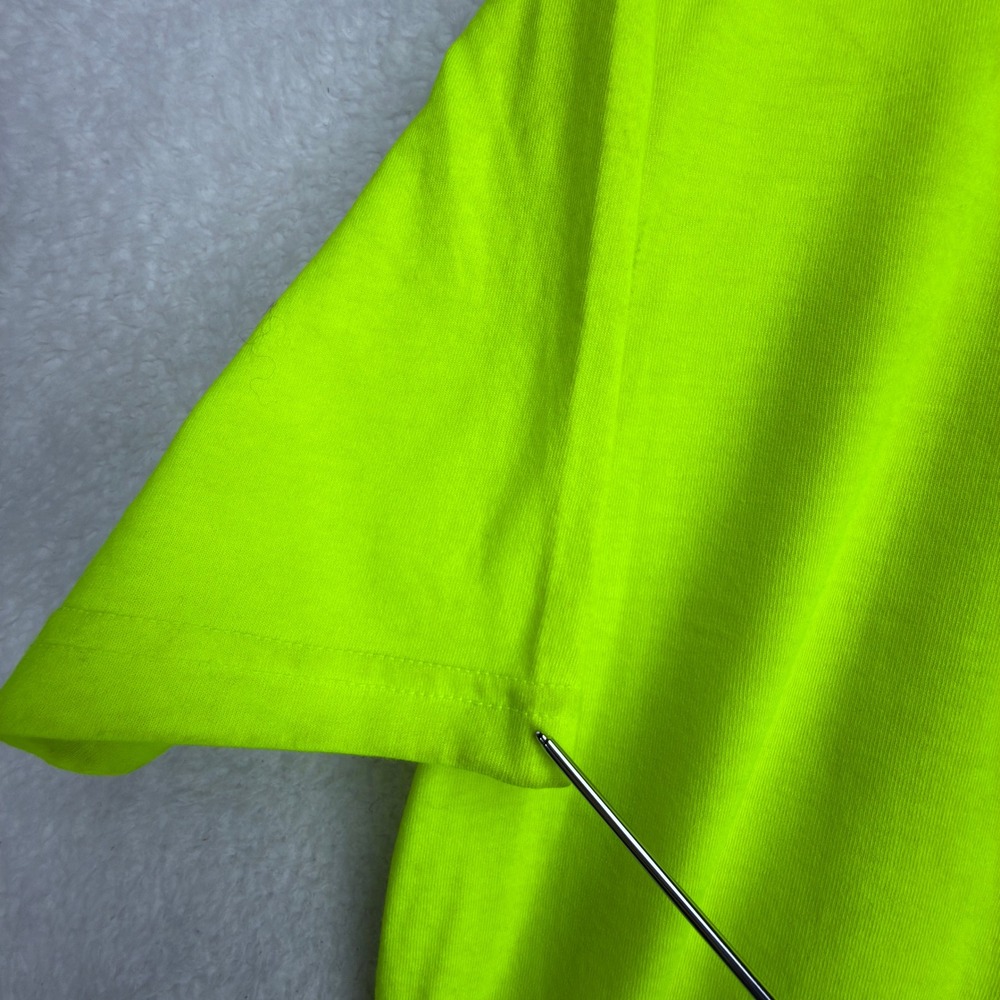 Carhartt Mens Work-Dry Short Sleeve Pocket T-Shirt Neon Yellow Green Large L NWT - Picture 14 of 16